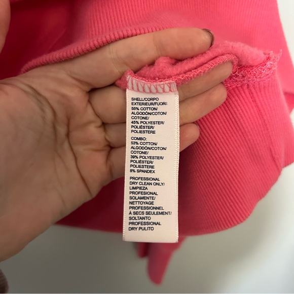 Rebecca Minkoff Pink Puff Sleeve Sweatshirt - Picture 3 of 5